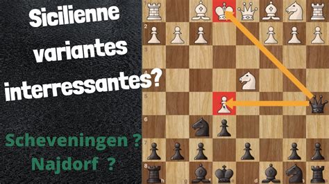 défense sicilienne échecs.